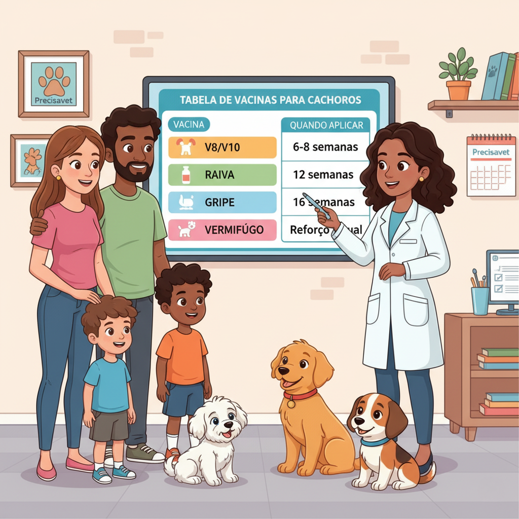 Tabela de vacinas para cachorros: guia completo e atualizado