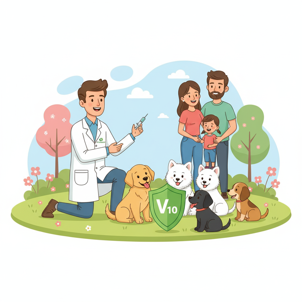 Vacina cachorro V10: proteção essencial e completa para cães