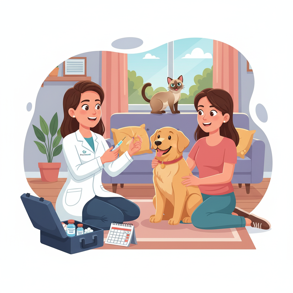 Vacina pet em domicílio: agende vacinação com a Precisavet
