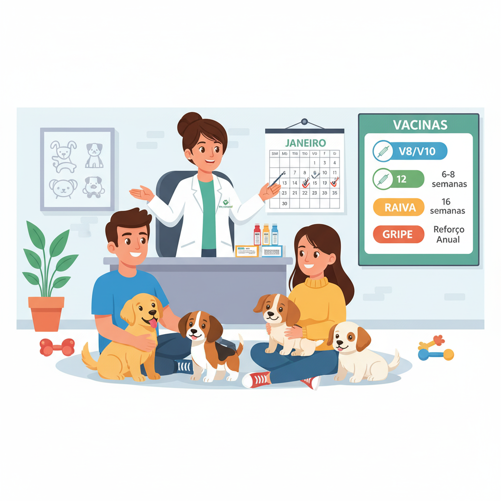 Vacinas para cachorro filhote: quais são e quando aplicar