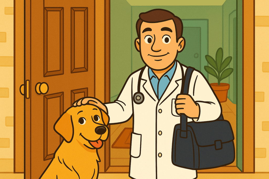 Veterinária que atende em casa